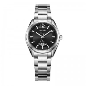 Alexandre Christie AC 8679 Silver Black Lady LDBSSBA